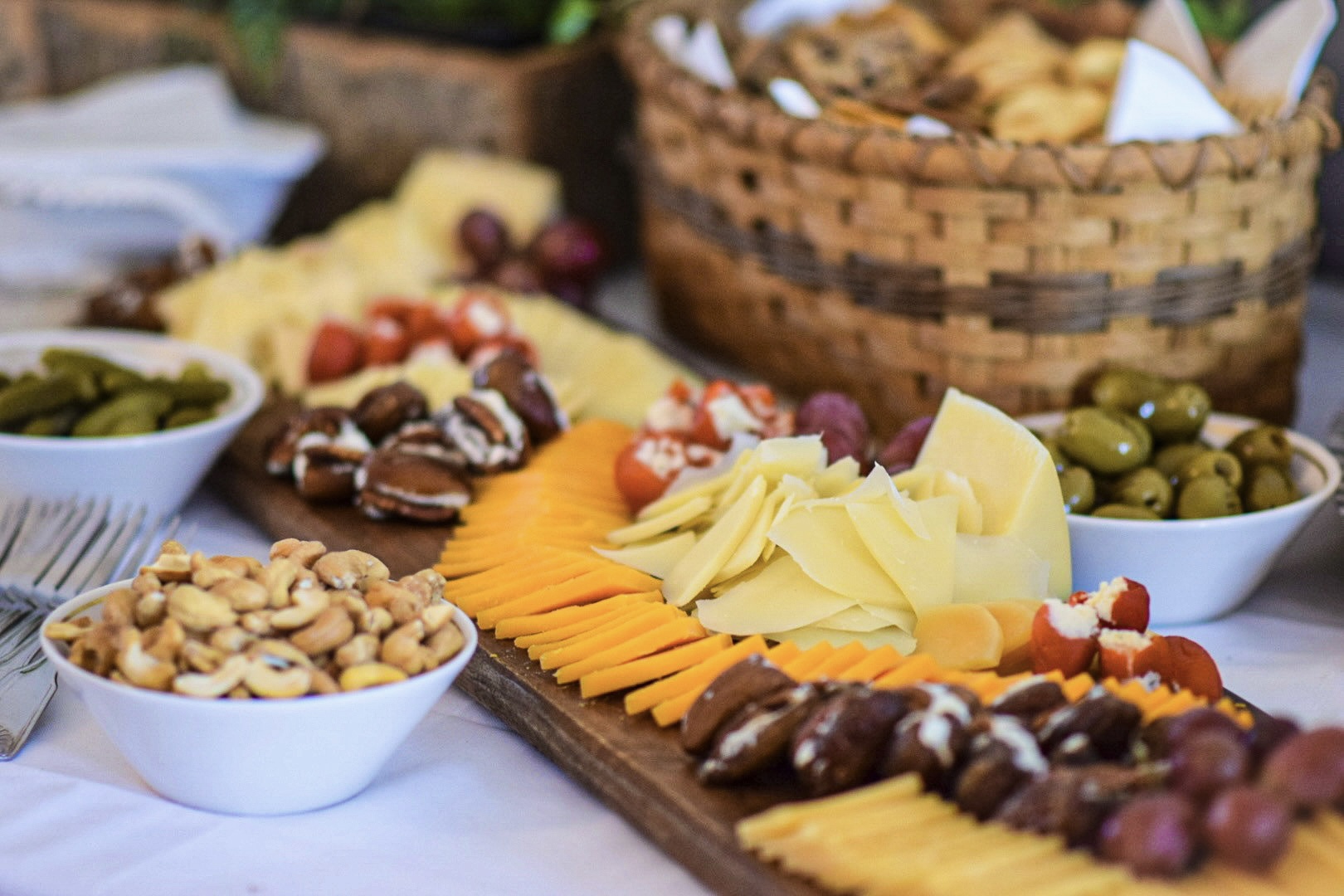 Chef Bryan Waldron preparing event cuisine