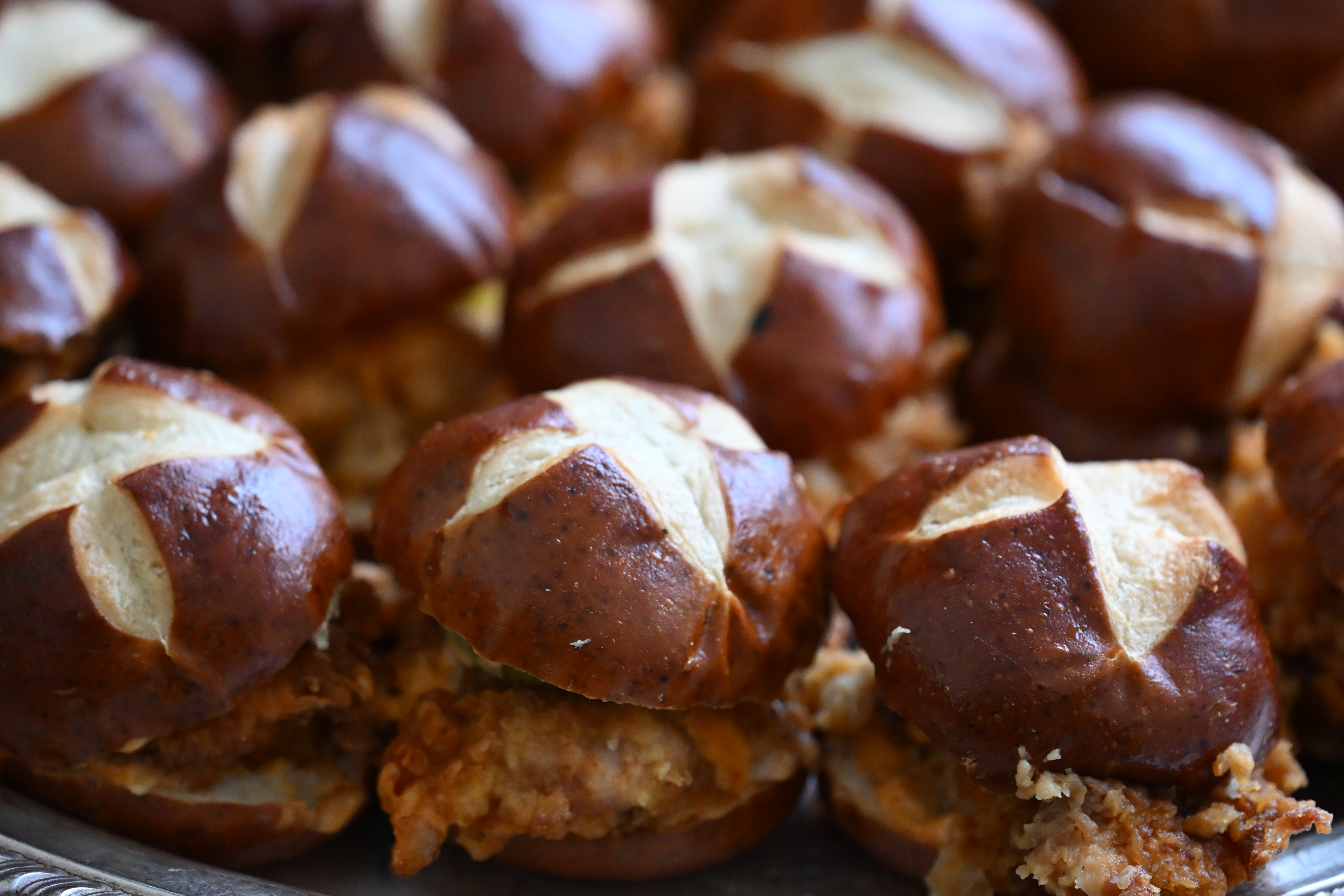 Corporate dinner setup